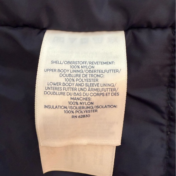 Lands End Squall Jacket Boys Husky XXL 18H-20H Blue Navy Fleece Lined Waterproof - Picture 11 of 15